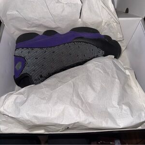 Purple and Black Sneakers